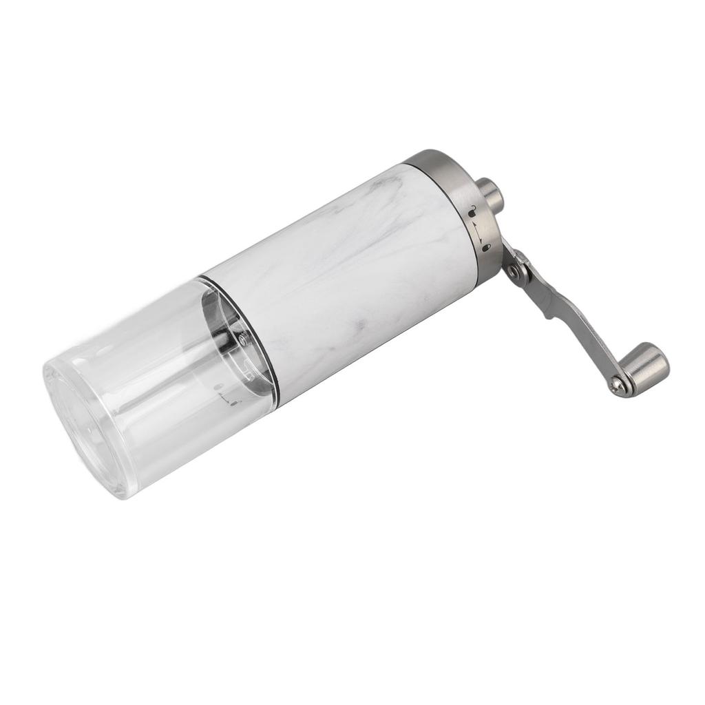 Portable Hand Coffee Bean Grinder Mini Burr Grinder with Adjustable Settings for Drip Coffee Rock Grain Style