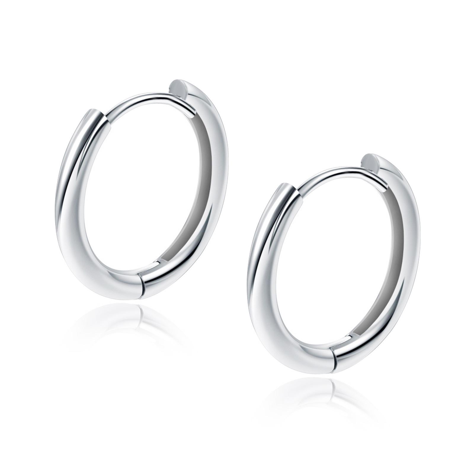 

«Модные корейские серьги Halo 2024 года»: Новый стиль «Темперамент» из серебра 925 пробы для женщин