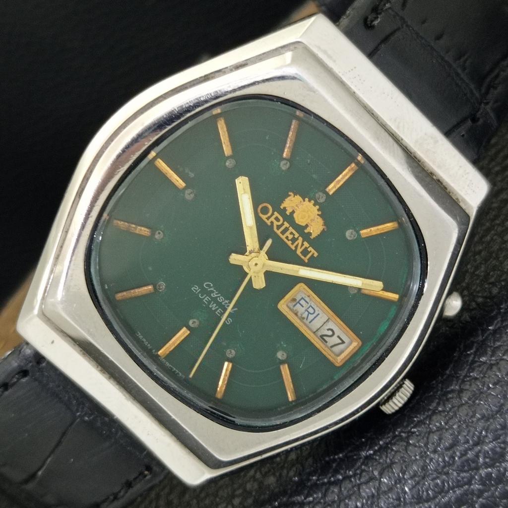 

ВИНТАЖНЫЕ ЧАСЫ ORIENT CRYSTAL AUTOMATIC 46941 ЯПОНИЯ МУЖСКИЕ ОРИГИНАЛЬНЫЙ ЦИФЕРБЛАТ a701887-5 R207-a701887