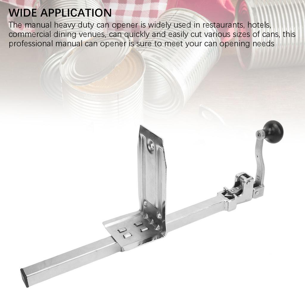 Commercial Can Opener Heavy Duty Manual Multifunction for Table Kitchen Utensils