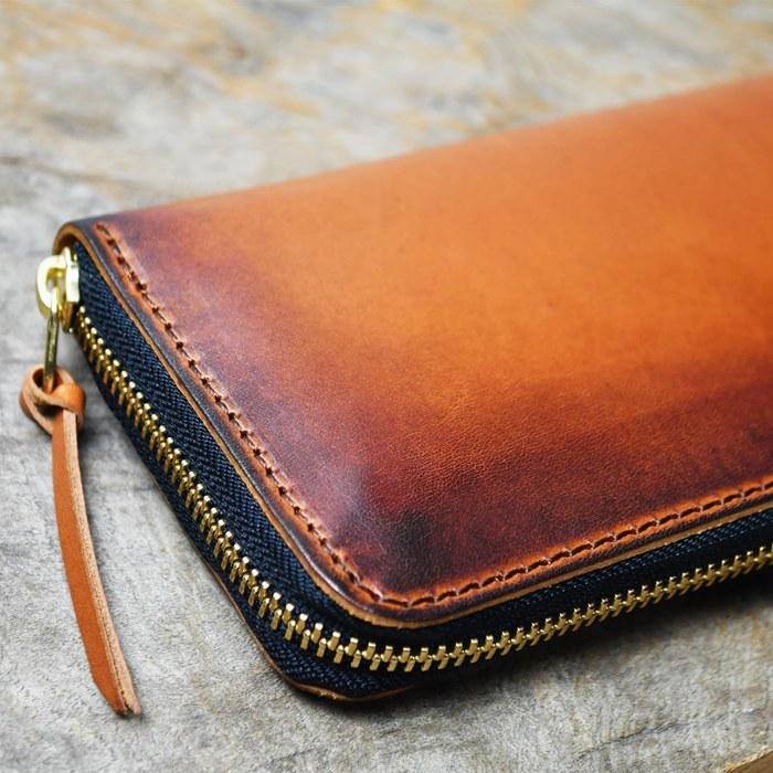 [Codel] atelierCODEL Long Wallet Men's Round Zipper, Tochigi Leather, Genuine Leather, Made in Japan, Large Capacity, 8 Card Slots
