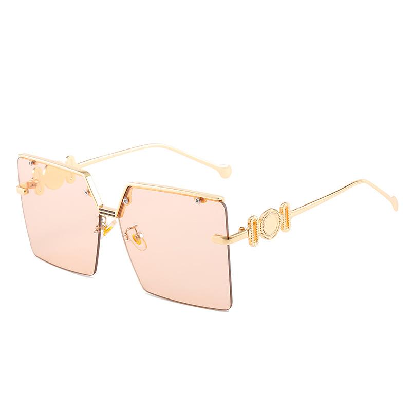 

Солнцезащитные очки в большой оправе, персонализированные квадратные разноцветные очки для женщин New Product