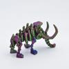 3D Printed Adorable Movable Mammoth Cartoon Skeleton Toy