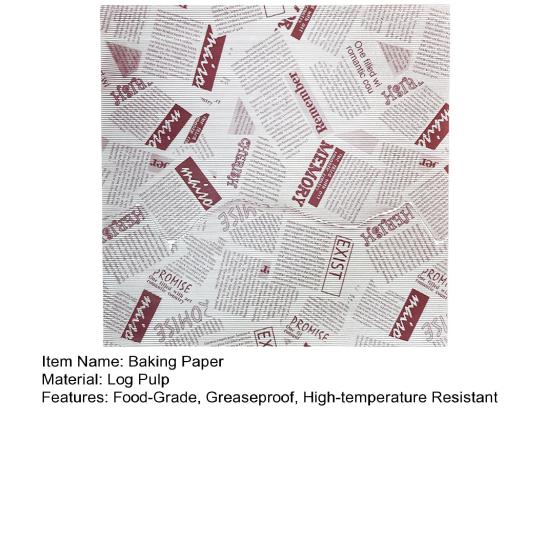 Fadcaer Carta Da Forno Pretagliata 50 Fogli 20x30 Cm – Antiaderente E Resistente All'olio