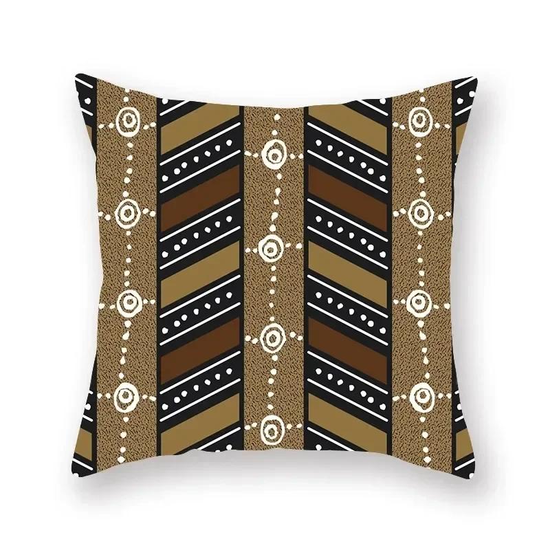 Retro Religiöses Ethnisch Gemustertes Druckserien Kissenbezug Böhmische Heimdeko Schlafzimmer Wohnzimmer Sofa Kissenbezug