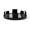 4pcs Outer Diameter 54mm Inner Diameter 51mm Black ABS Car Wheel Center Hub Cap