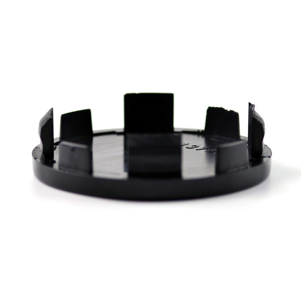 4pcs Outer Diameter 54mm Inner Diameter 51mm Black ABS Car Wheel Center Hub Cap