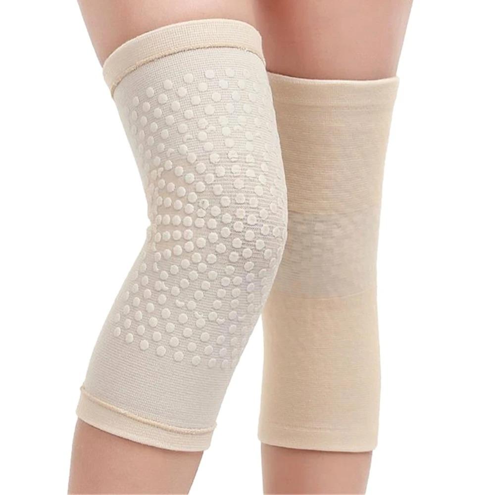 Self Heating Knee Pads,Warm Wormwood Self Heating Knee Brace Support, Long Compression Sleeve For Arthritis Joint Pain Relief