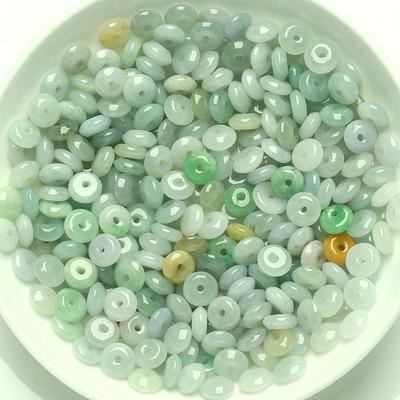 A-Grade Burmese Jade Abacus Beads for DIY Bracelets and Necklaces