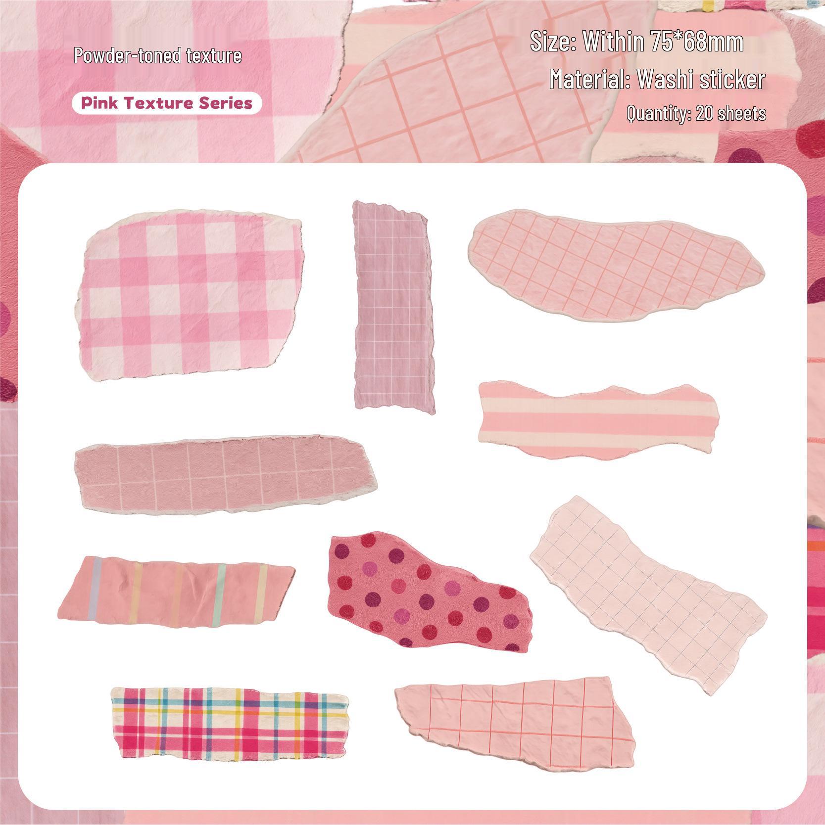 Retro Story Washi Tape: 20 Sheets, Assorted Shapes & Scenery Collage