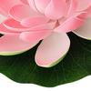 Artificial Loutus Floating Foam Fake   Flower Pads Lifelike Decorative Pond Plants Ornaments for Pool Aquarium