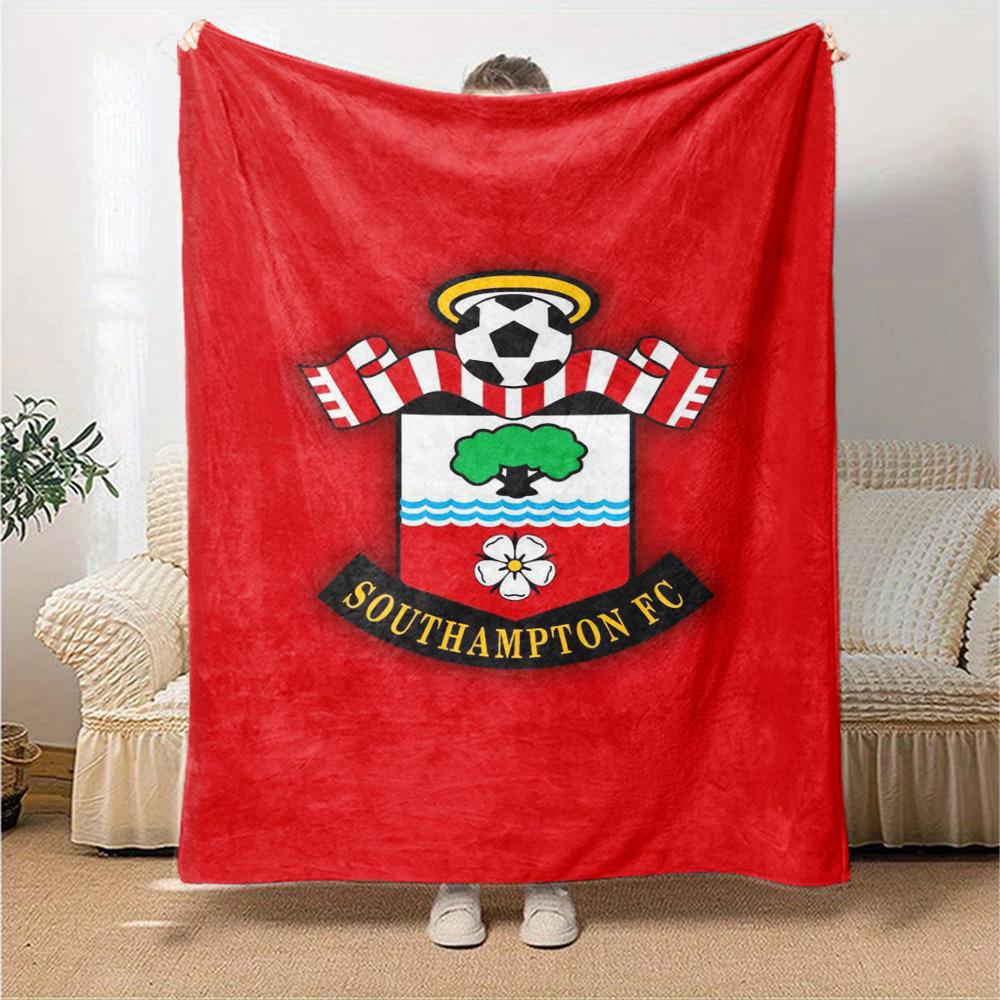 Southampton Print Flannel Blanket High Quality Warm Comfortable Cover for All Seasons Perfect for Gifts Home Decor