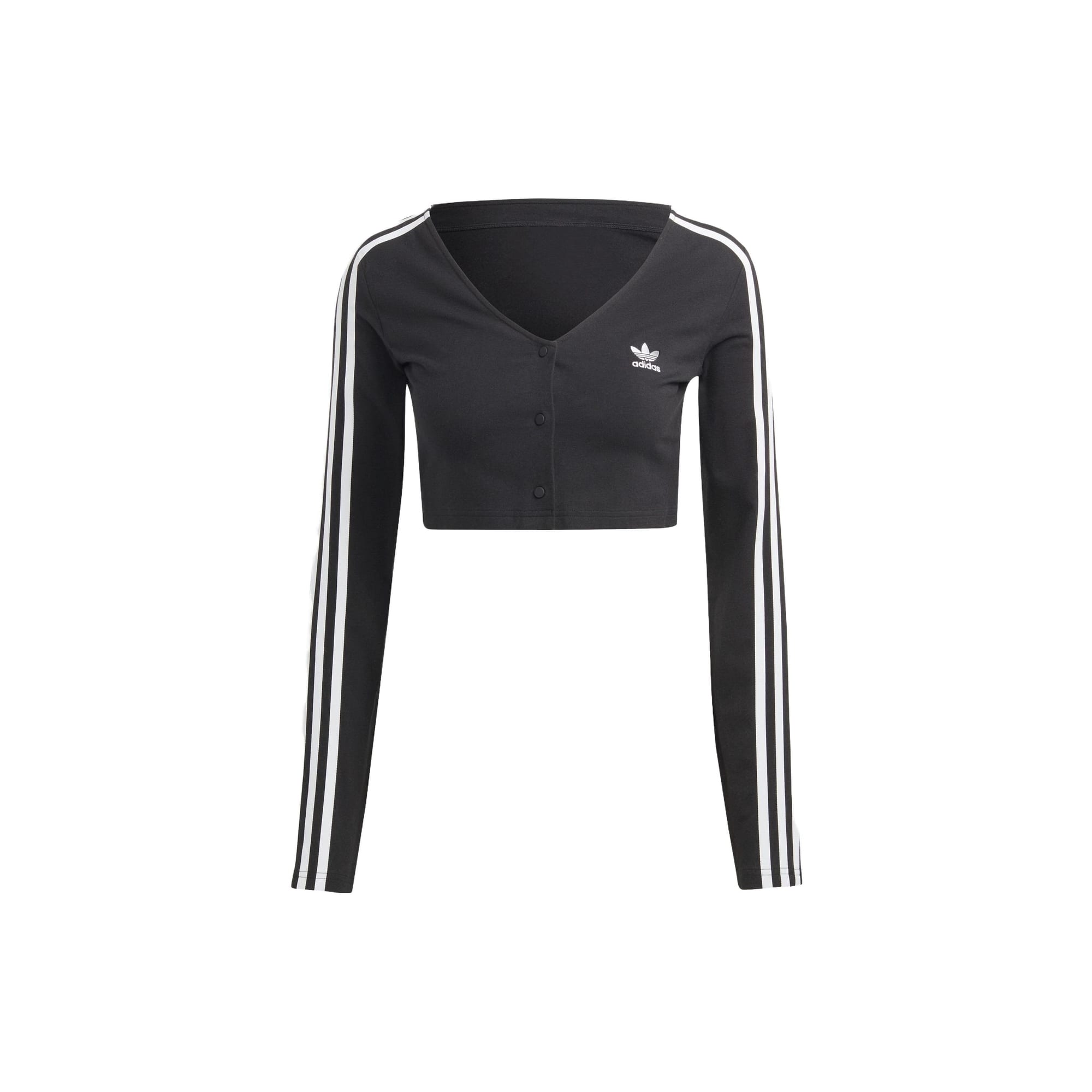 Adidas Originals Logo Embroidered Cropped Top