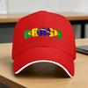 Brasil Brazilian Flag Brazilian Roots Brazilian Pride Casual Baseball Cap  Running Hippie Hip Hop Hats Summer Sun Baseball Caps