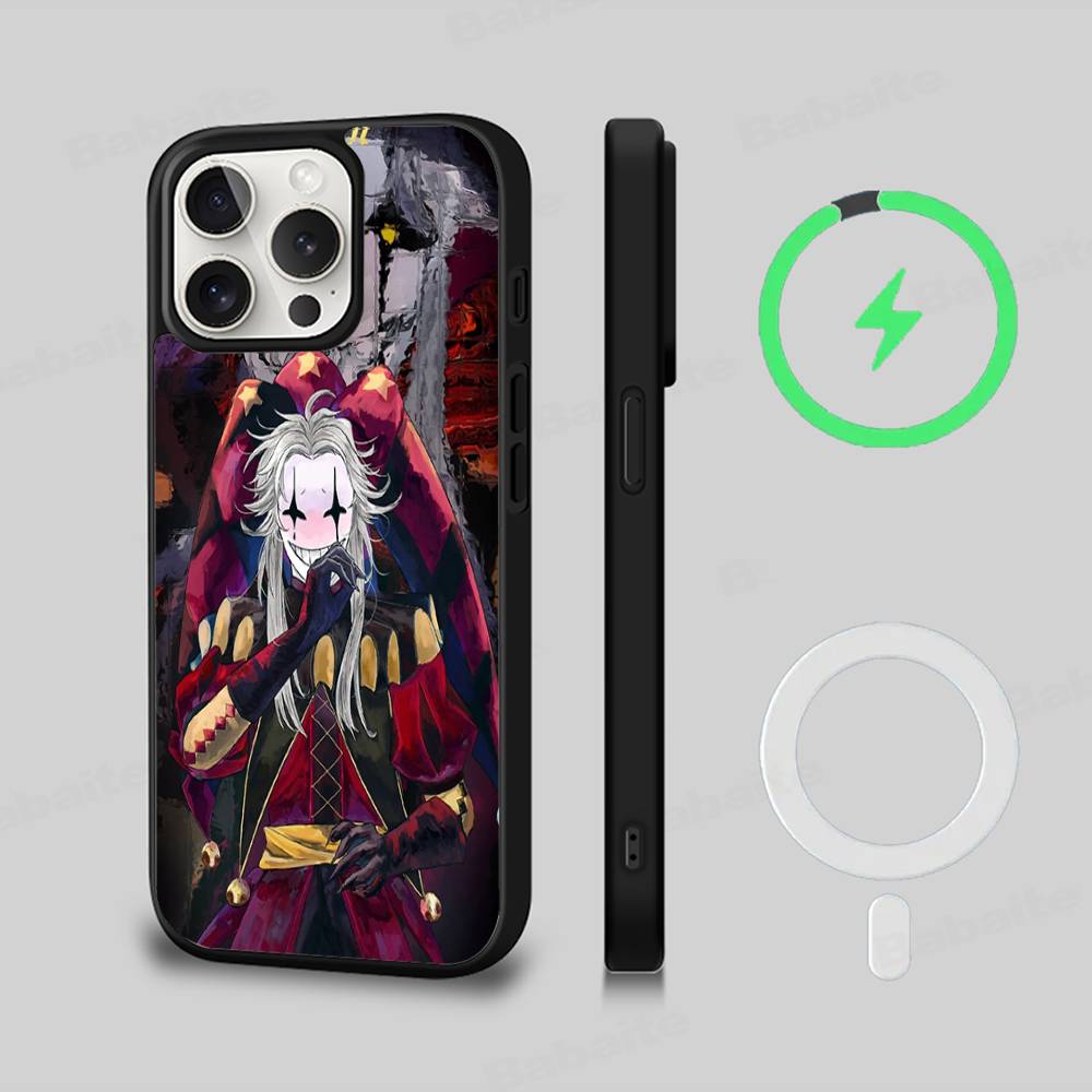 The Freak Circus Pierrot Game For Magsafe Magnetic Wireless Phone Case For iPhone 11 12 13 14 15 16 17 Pro Max Plus Cover