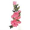 Water-soluble Three-dimensional Multi-color Multi-layer Embroidery Cloth Sticker, Heavy Industry Yarn-dyed Embroidery Rose DIY Lace Accessories