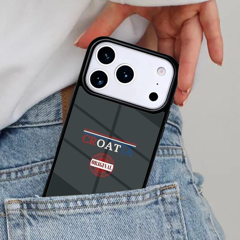 Хорватия Герб Флаг мягкий чехол для телефона для iPhone 16e 15 14 13 12 17 Pro Max Plus Air 17pro Чехол Coque iPhone 12 Pro Max