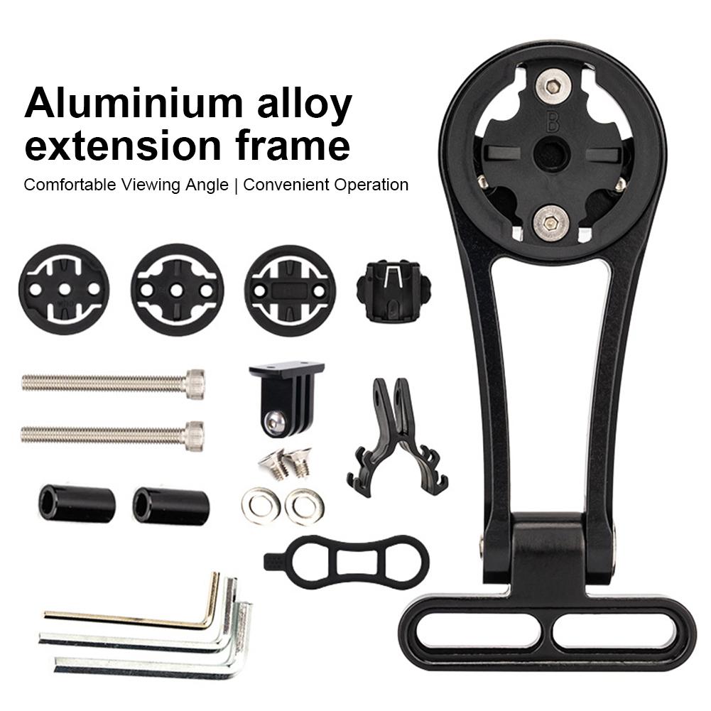Adjustable Bike Handlebar Speedometer Mount Mountian Bike Stopwatch Stand Cycling Computer Extension Support Bike Accessories