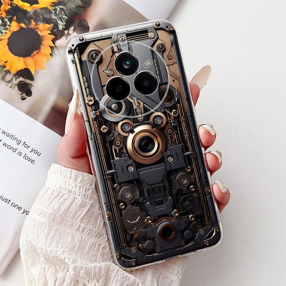 Für Realme 14 Pro 5G Hülle 2025 Cover Cooler Drache Löwe Cartoon Weiche Klare Silikon Handyhüllen Für Realme 14 Pro+ 14Pro Plus Capa