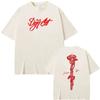 T-shirt Unisex con Stampa Divertente Faccia Mezzitoni Doja Cat Nuova Estiva Girocollo 100% Cotone Moda Stile Harajuku Oversize Casual