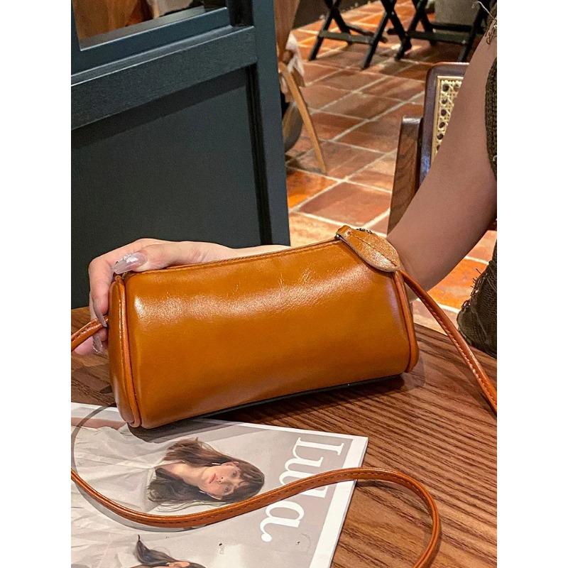 2026 fashi genuine leather women's small crossbody bag popular cowhide single-shoulder bag for women daily shopping handbag