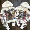 Neuer Kapuzenpullover mit amerikanischem Flaggenaufdruck für Herren und Damen Reißverschluss Sweatshirt Partnerpullover