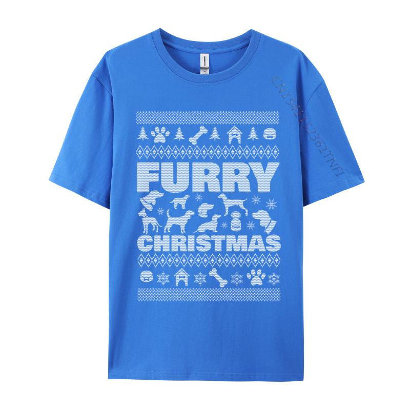 Furry Christmas Ugly Christmas Dog Tshirts Dogs Tops Shirt Special Youthful Cotton Unisex T Shirt Cool