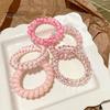 4/6Pcs Hair Ropes Waterproof Telephone Cable Hair Ties Swimming Bathing Small Stretchy Hair Rings Ponytails Buns Hair Band