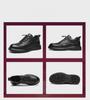 Men's Genuine Leather Sneakers: Trendy British Style Casual & Business Commuter Shoes with Round Toe.