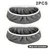 2Pcs Reusable Mop Pads With High Water Absorption And Ultra-Fine Fiber Cleaning Pads That Can Firmly Adhere To Most Standard Mop