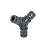 Bradas Gray Tee 1/2" 3/4" Quick Connector Irrigation Systems