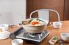 Fuji Enamel Earthenware with Pot, Enamel, Tabletop, 24cm, Lid, IH, Gas, Greige, HD-24.GG