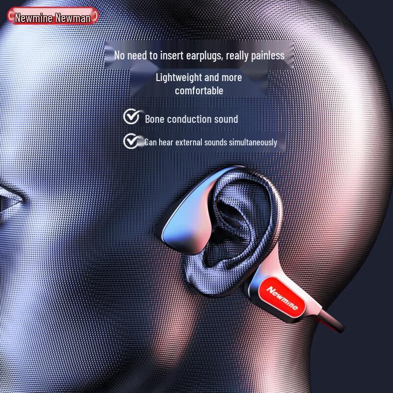 Newman H67 Neckband Bone Conduction Sports Headphones