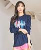 Tyubeuteuli Women'S Loose Fit Hawaii Surf Rash Guard B304 Navy