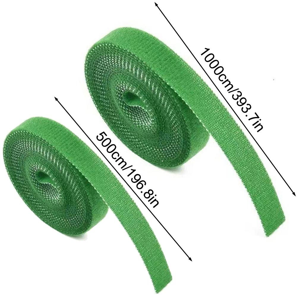 5M/10M Back To Back Velcro Plant Strap Velcro Strap Nylon Self-Adhesive Hook Hair Same Data Cable Tie
