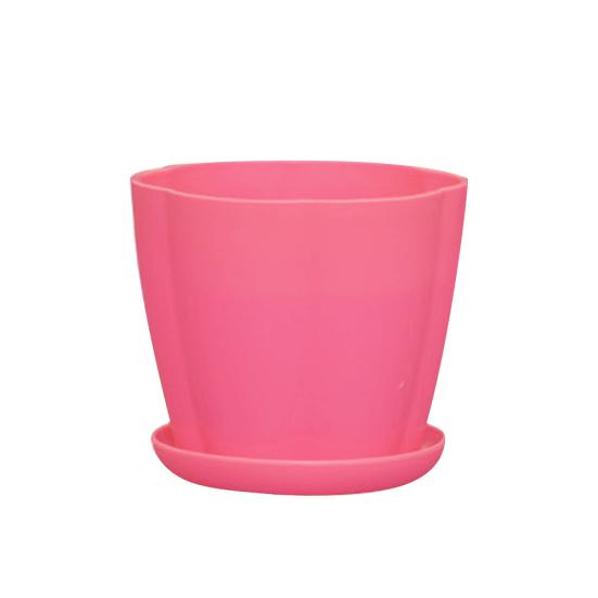 Practical Plant Pot Hydroponic Plant Petal Shape Shatterproof Unbreakable Dried Flower Pot