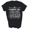 Der Oma-Code Lustiges Oma Unisex Geschenk T-Shirt