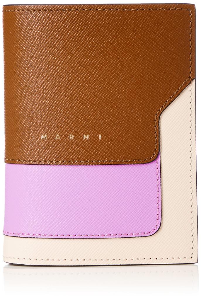 Marni Bifold Wallet PFMOQ14U13 LV520 MOCA/PINK CANDY/SHELL [Used]