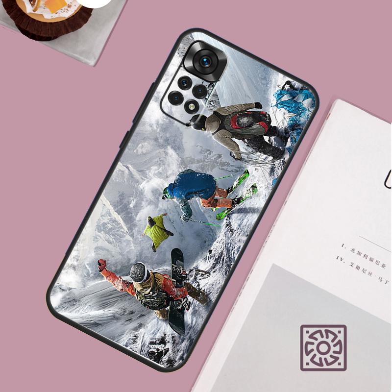 

Чехол для лыж, снега, сноуборда для Xiaomi Redmi Note 14 Pro 13 12 11 10 15 Pro Plus Redmi 15 15C 14C 13C 10C 12C Redmi 15 4G