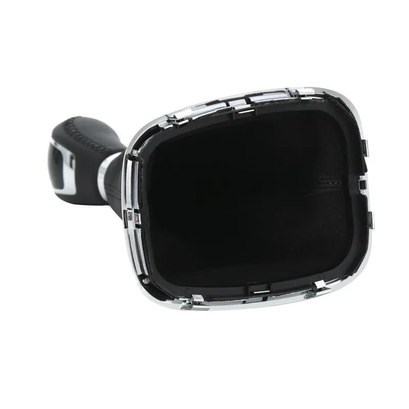 New Manual Gear Shift Knob for Tiggo 3 FL 2010-2015 With Leather Gaiter Boot Cover Car Lever Shifter Handle Stick Accessories