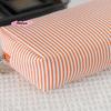 M-1Pc Fresh Simple Striped Cosmetic Bag Large Capacity Makeup Bag Pencil Case Travel Toiletries Bags Toiletry Storage Pouch