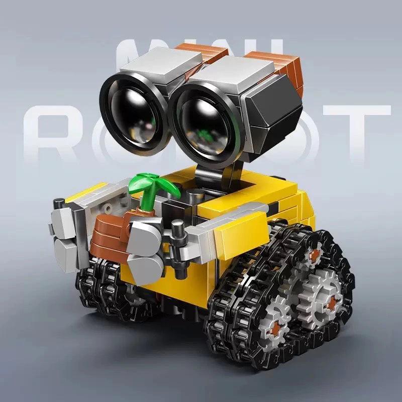 Star Wars-Compatible Lego Building Blocks: Walle Robot Space Edition for Boys and Educational Use