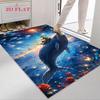 Little Prince Moon Carpet Rug for Living Room Bedroom Home Sofa Decoration,Kids play Nonslip Floor Mat