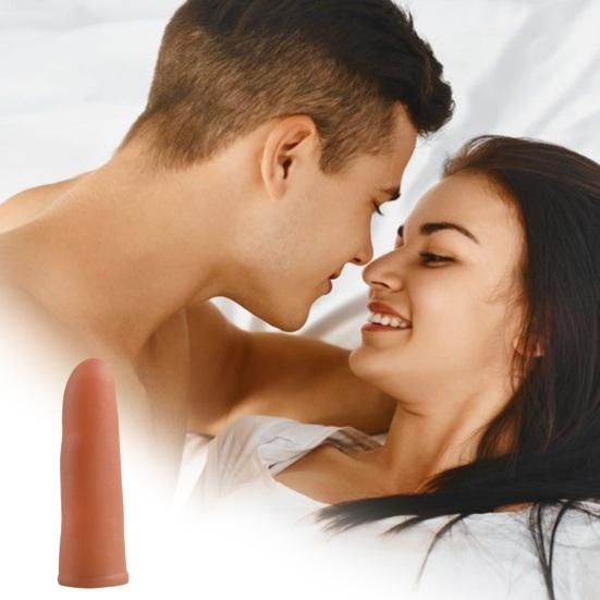 Yousheng G-spot Finger Sleeve Massager Liquid Silicone Material Finger Sleeve with Bump for Clitoris Breasts Stimulation Adult Couple Sex Toy