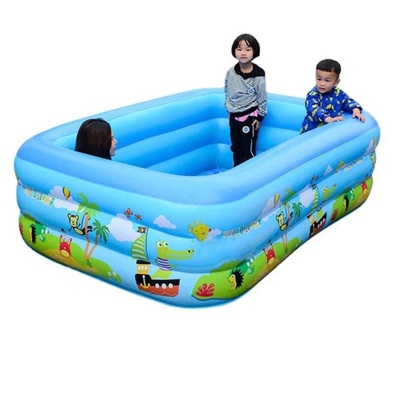 WEZHO Inflatable Family Swimming Pool