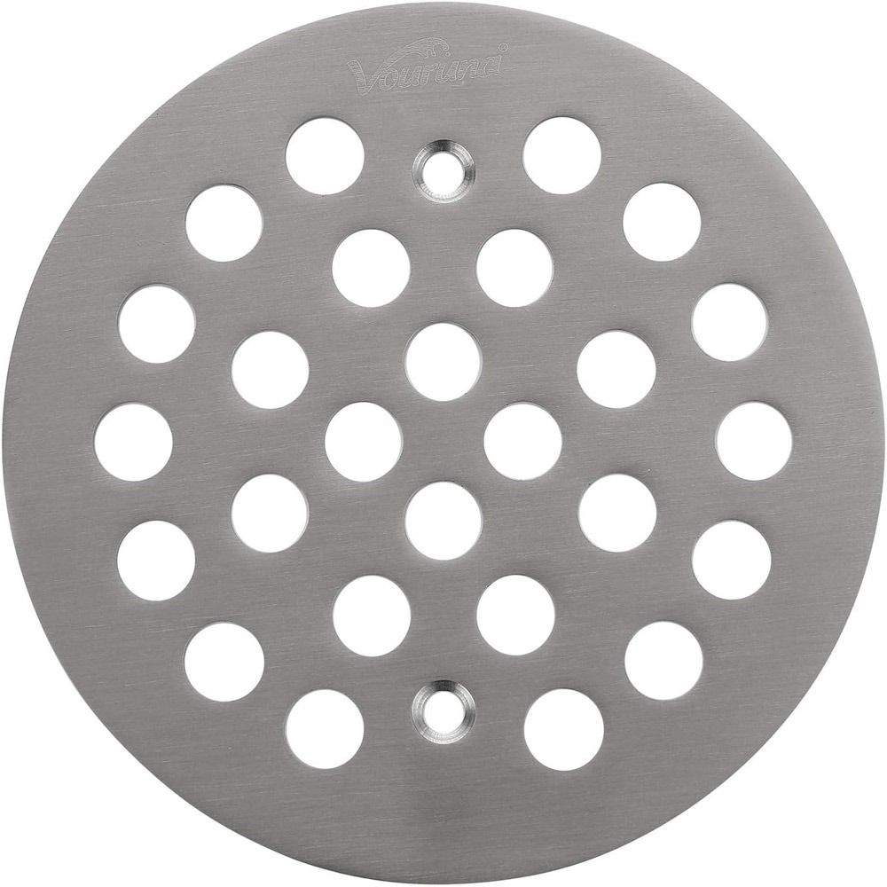 4-1/4Inch Shower Drain Cover Round Floor Drain Accessories Floor Strainer  Bathroom