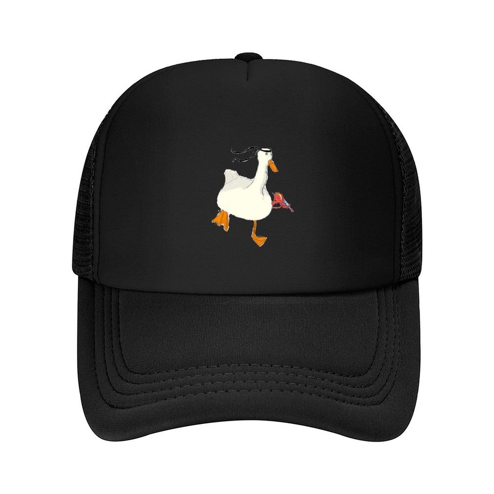 

cool duck with ray gun Baseball Cap Beach Bag Uv Protection Solar Hat Dropshipping Funny hats Women Caps Mens