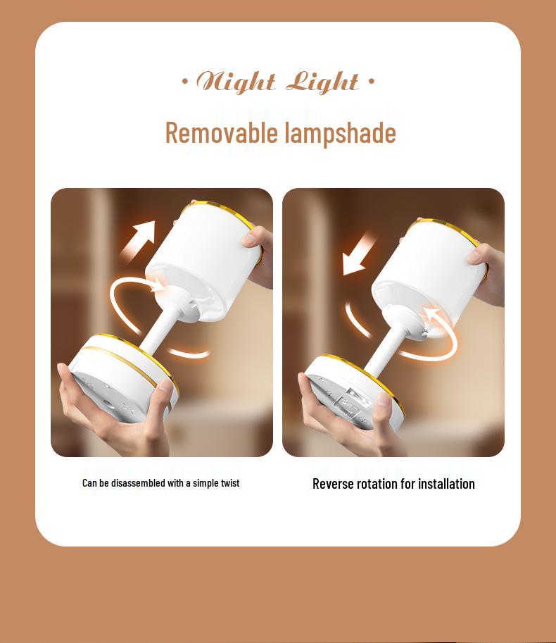 Elegante Nachttischlampe: Moderner Luxus und Komfort für Schlafzimmer oder Kinderzimmer 2024.