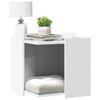 VidaXL Cat Litter Box Furniture White Engineered Wood 857751