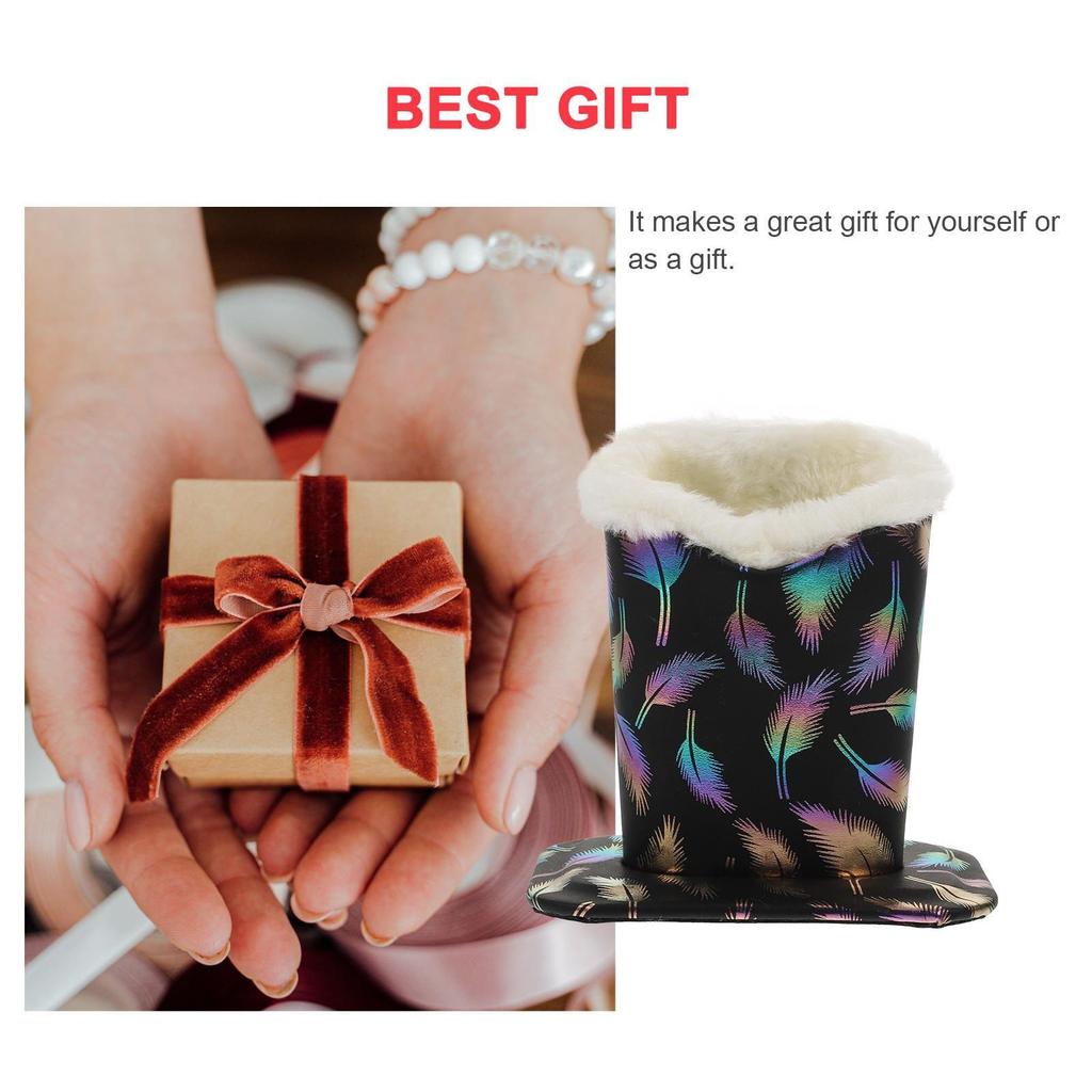 Plush Glasses Holder, Leather Glasses Display Stand, Fabric Pen Holder, Fashionable, And Convenient Glasses Storage
